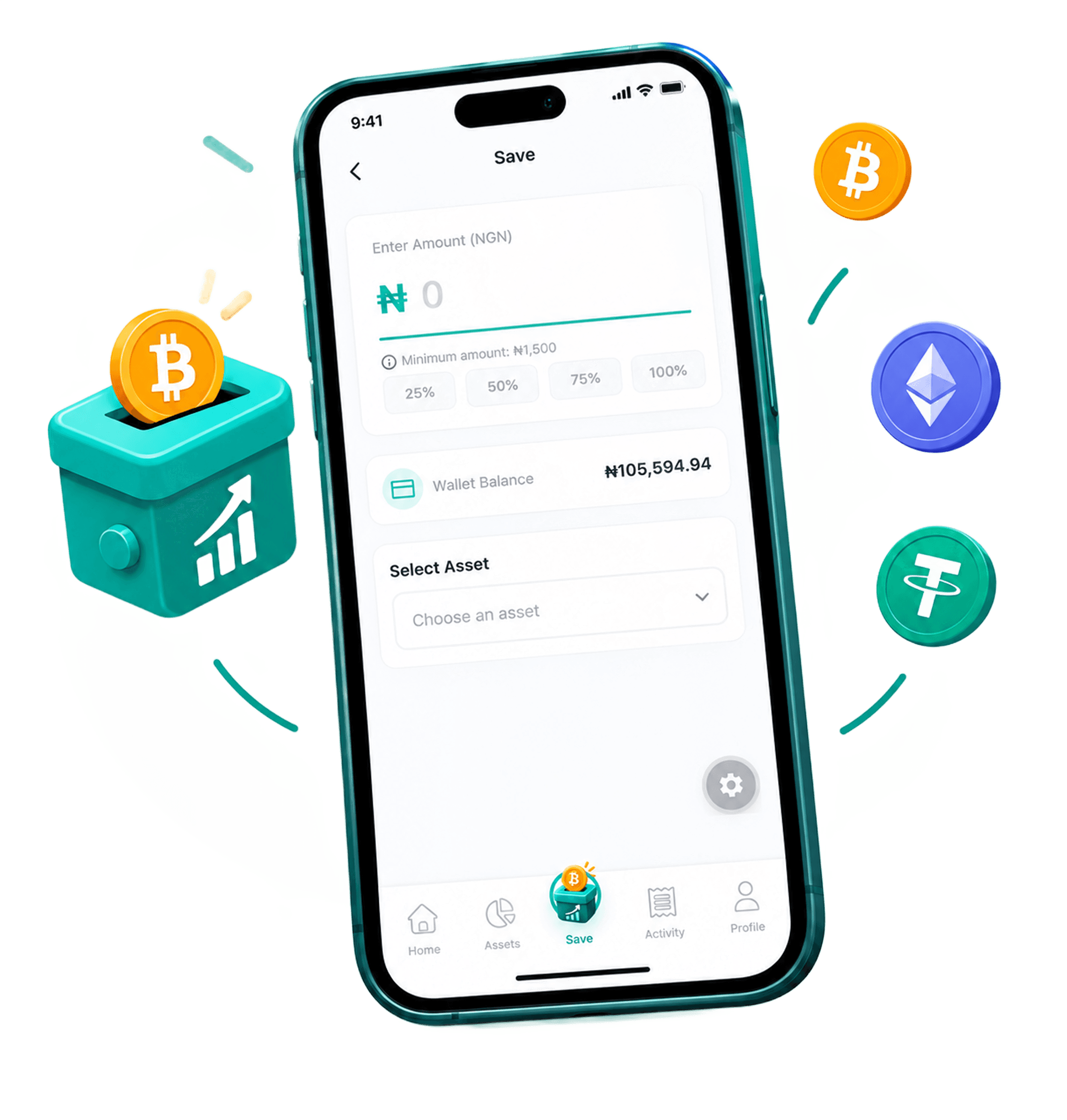 KoloBit buy crypto screen
